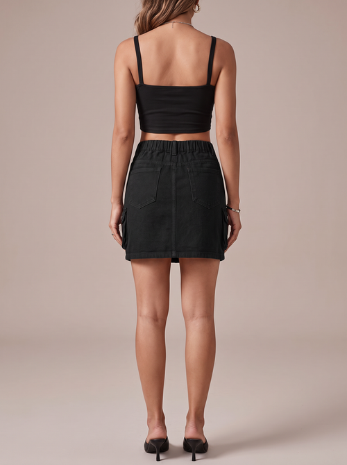 Minifalda cargo
